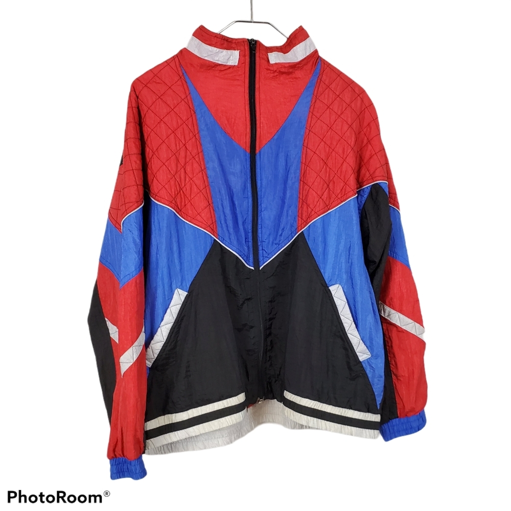 Vintage EVR Windbreaker in Retro Color and Pattern
